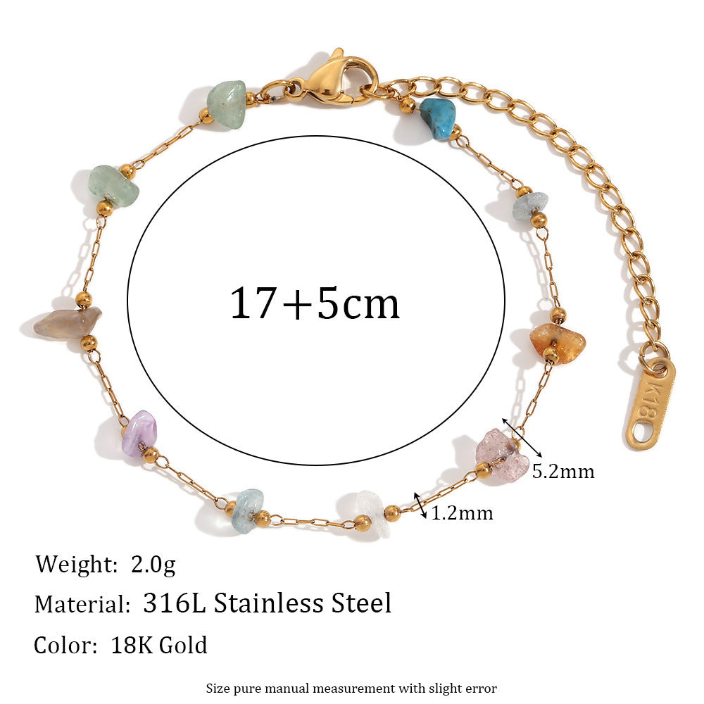 Natural Pebble Handmade Bracelet