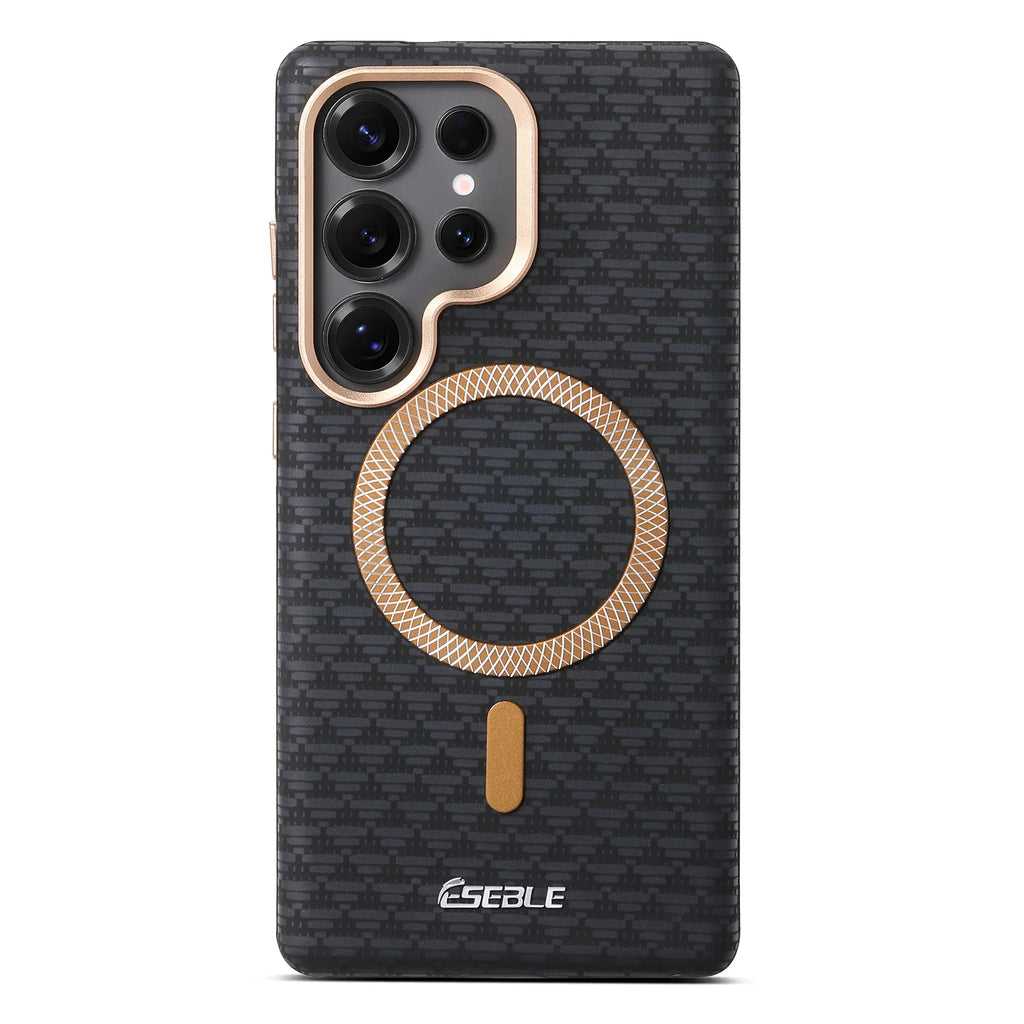 Triangular Peak Magnetic Matte Samsung Case - Viexta