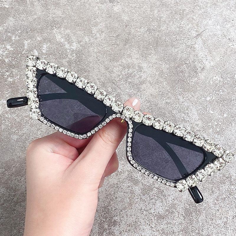 New Small Frame Diamond Glasses - Viexta