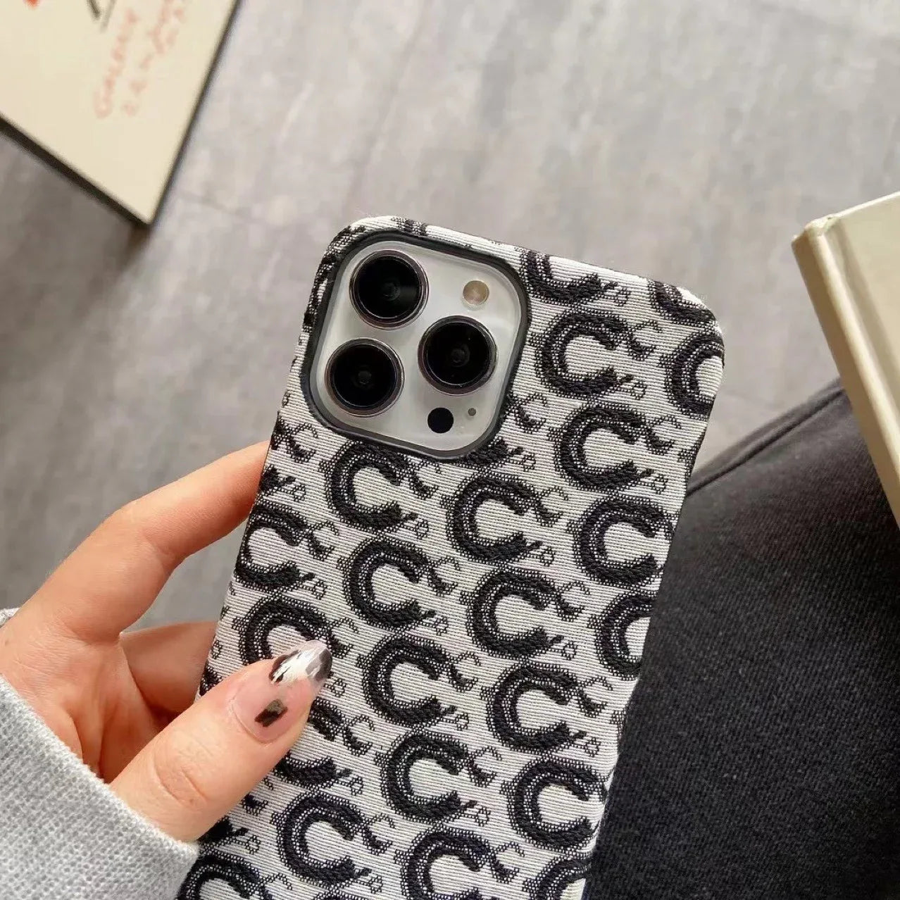 Velvet Half Package Hard Shell iPhone Case - Viexta