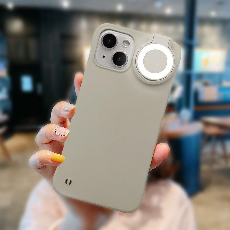 Fill-light iPhone Case with Selfie Beauty LED Halo