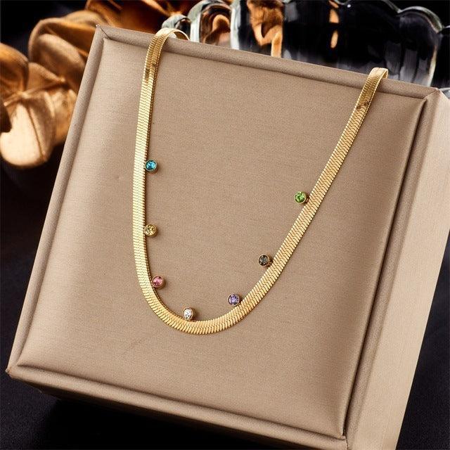 316L Stainless Steel Beaded Necklace - Viexta