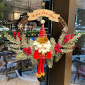 Old Man Snowman Elk Vine Ring Christmas - Viexta