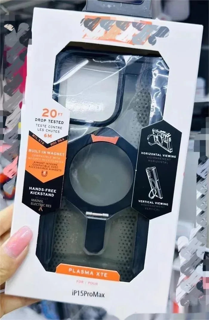 Drop-resistant Magnetic Suction With Bracket iPhone Case - Viexta