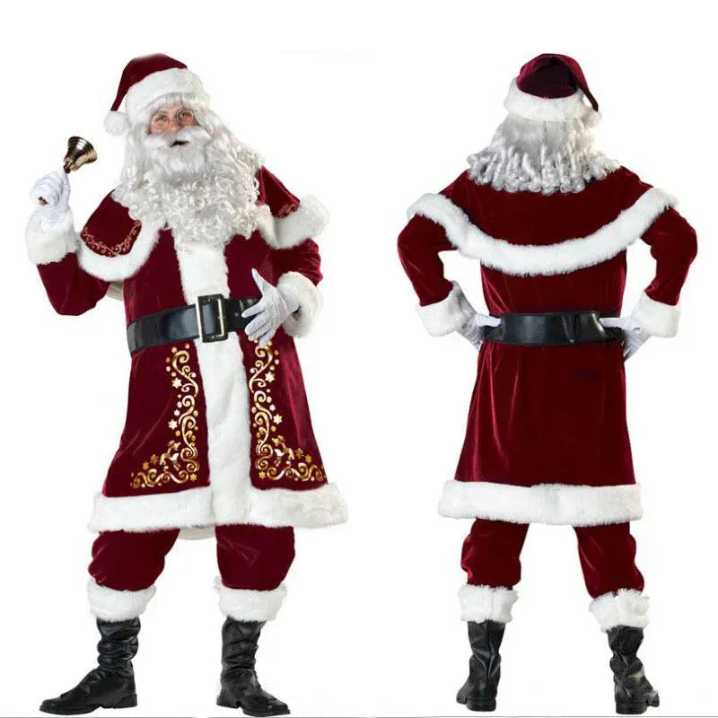 Christmas Queen Princess Dress Santa Claus dress - Viexta