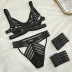 lace-up-leg-warmer-uniform-sexy-lingerie - Viexta