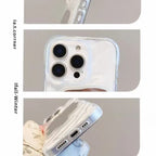 Electroplated Ripple Mirror Makeup Mirror iPhone case - Viexta