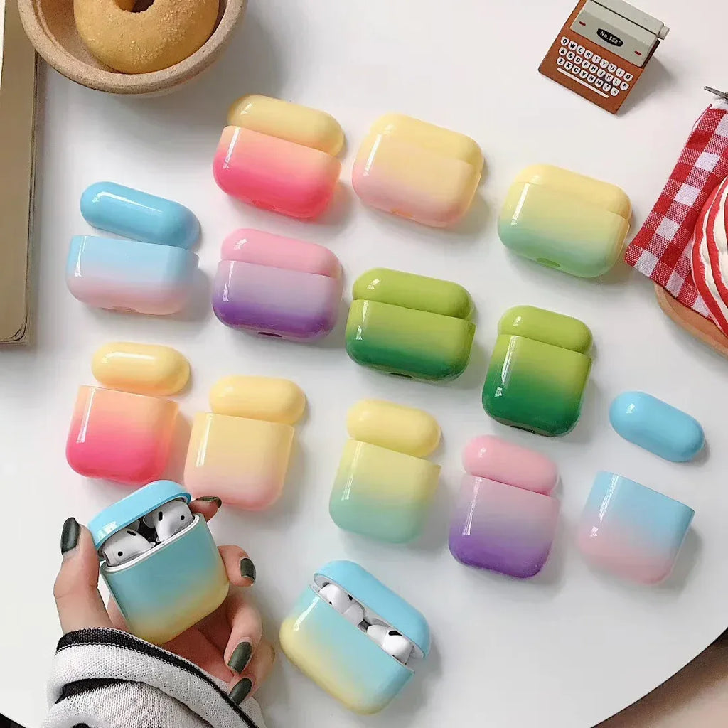 Gradient hard shell airpods pro protective cover - Viexta
