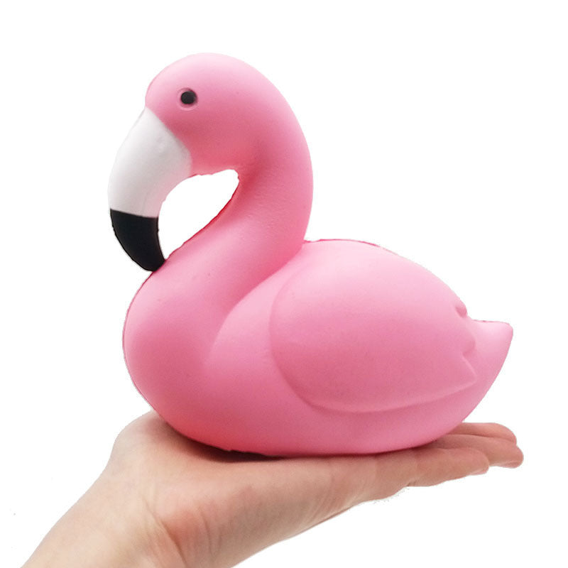 Flamingo decompression squishy toy