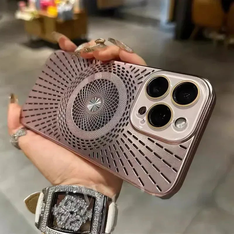 Ice-sensitive Hollow Heat Dissipation iPhone case - Viexta
