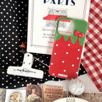 Red Strawberry Silicone Anti Drop iPhone Case - Viexta