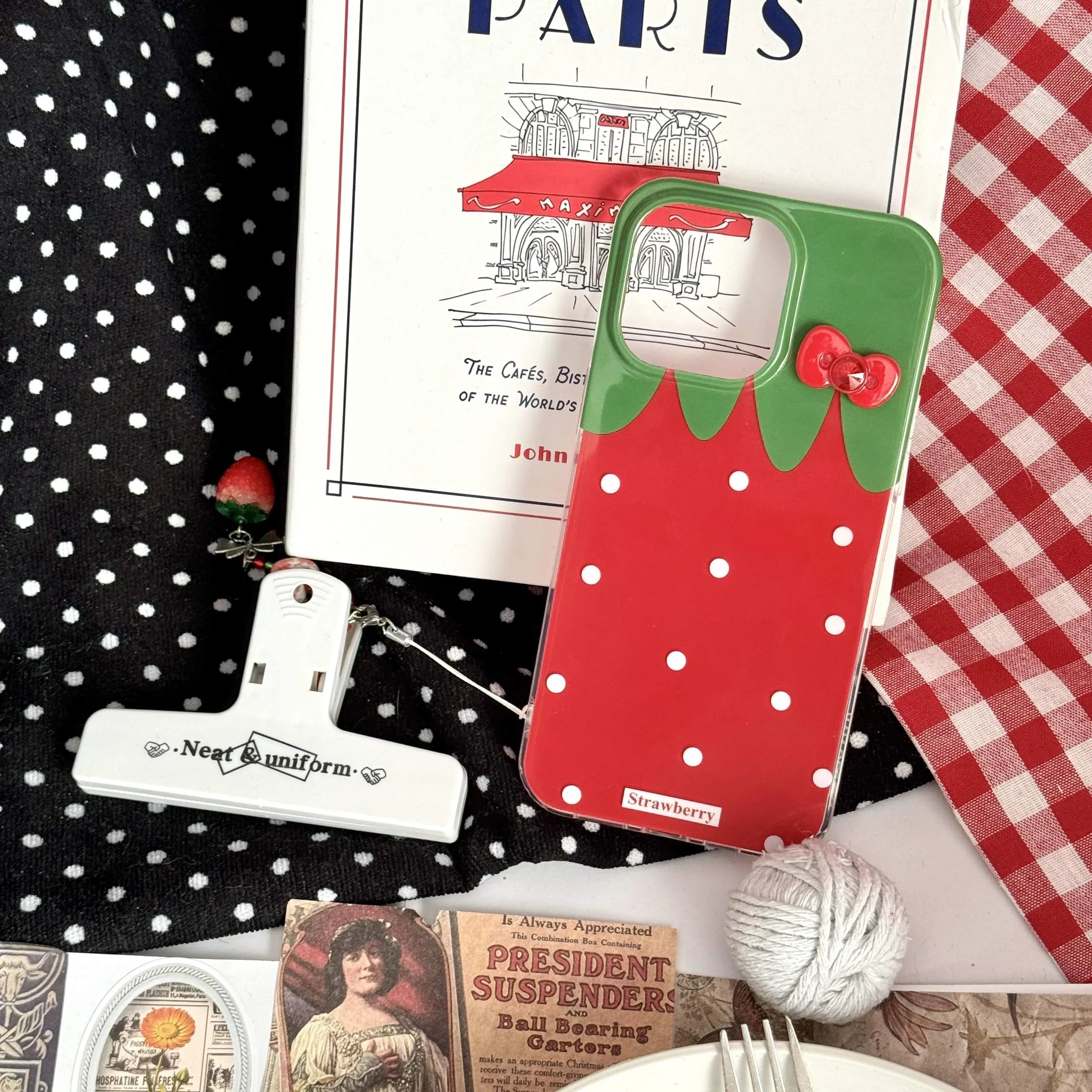 Red Strawberry Silicone Anti Drop iPhone Case - Viexta