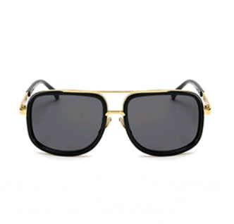 Metal trend shooting sunglasses