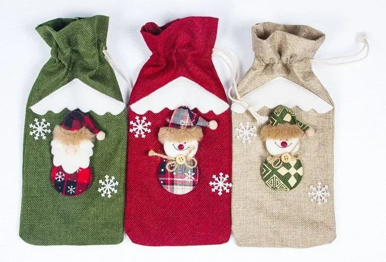 christmas-decorations-christmas-wine-bottle-socks - Viexta