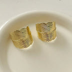 Retro Hong Kong Golden Versatile Earrings - Viexta