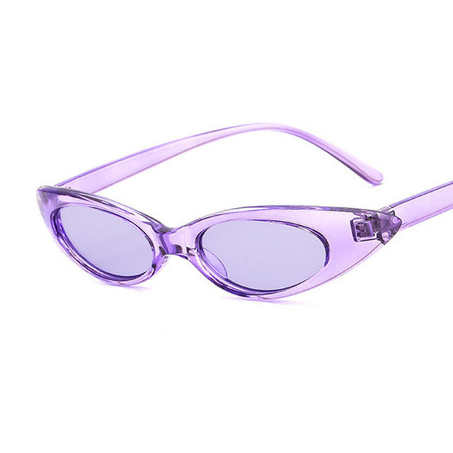 Vintage Sunglasses Women Brand Designer Cute Sexy Cat eye Eyewear Retro Sunglass Female Oculos UV400 Oval Glasses