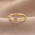 Double Layer Zircon Ring - Viexta