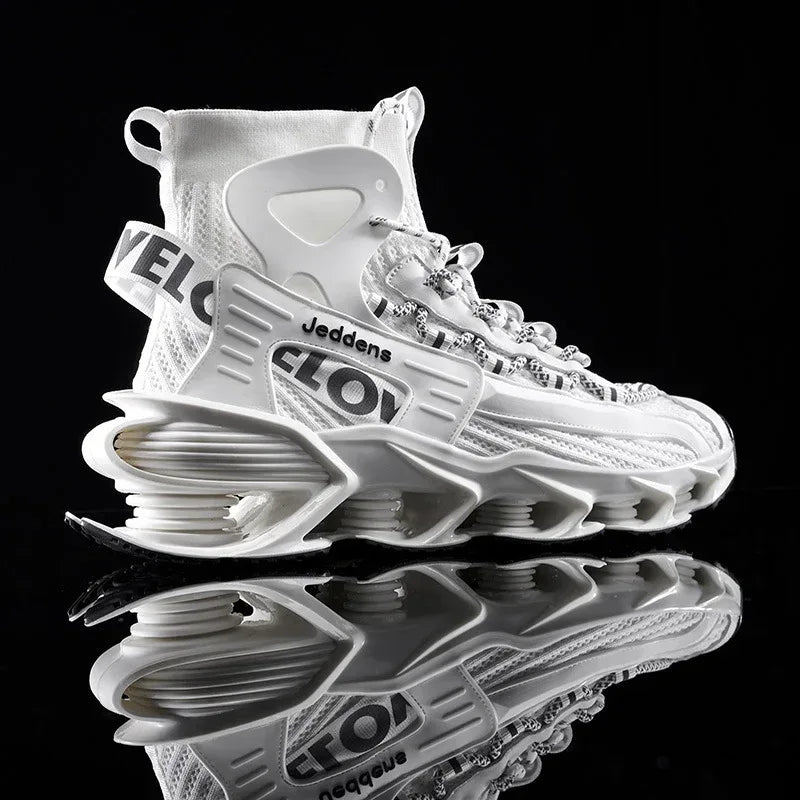 Thick-soled Trendy Basketball Sneakers - Viexta