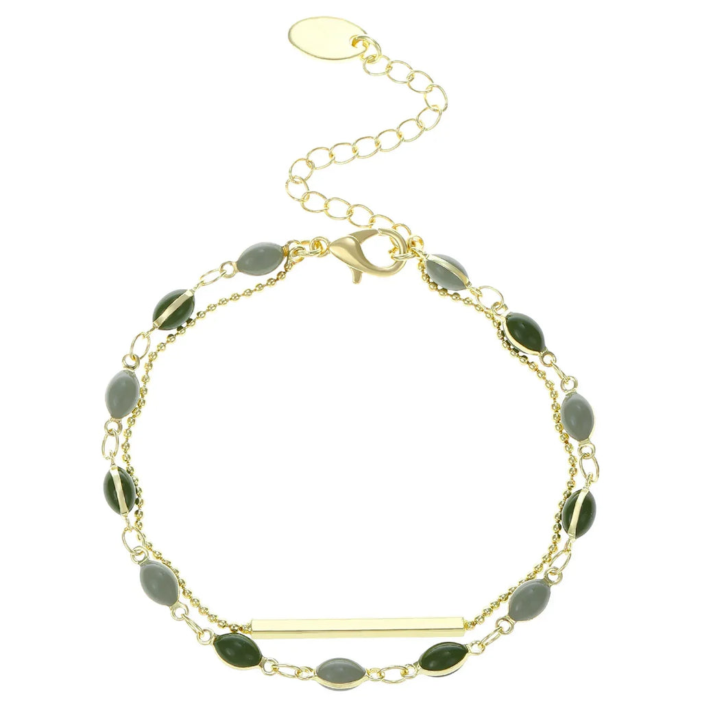18k French Double-layer Bracelet For Women - Viexta
