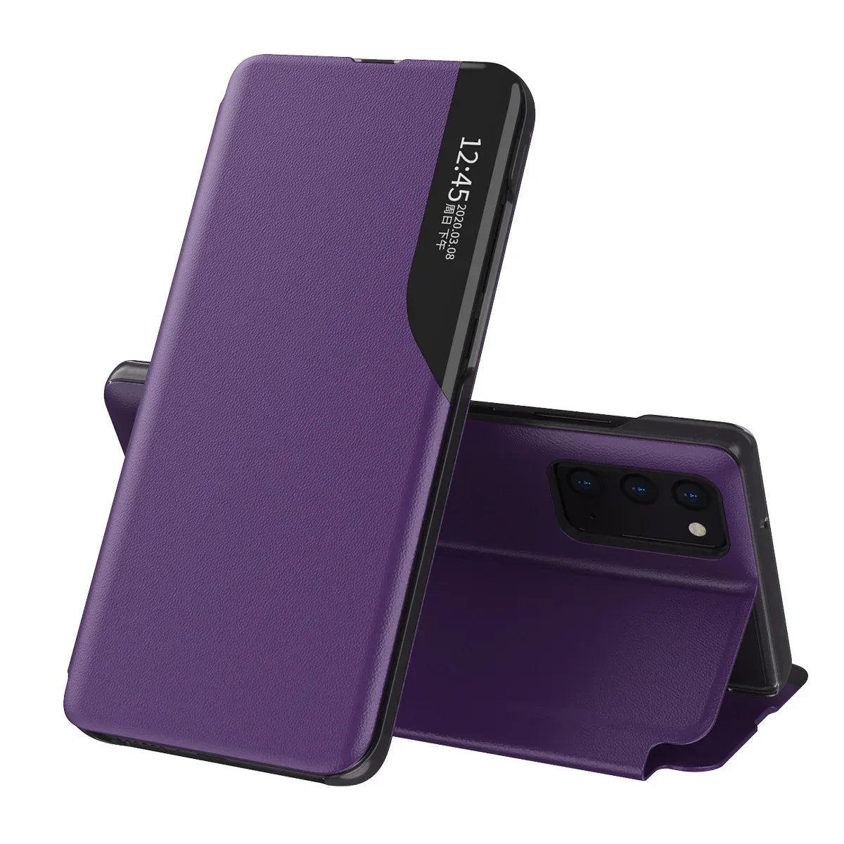 Magnetic Sleep Leather Case Flip Phone Case - Viexta