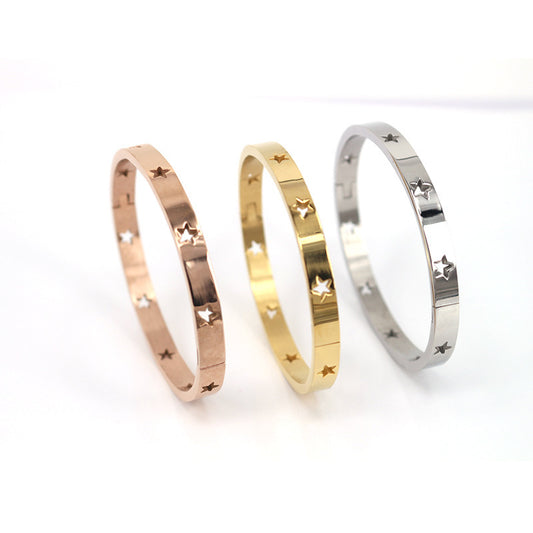 Stainless Steel Hollow XINGX Bracelet