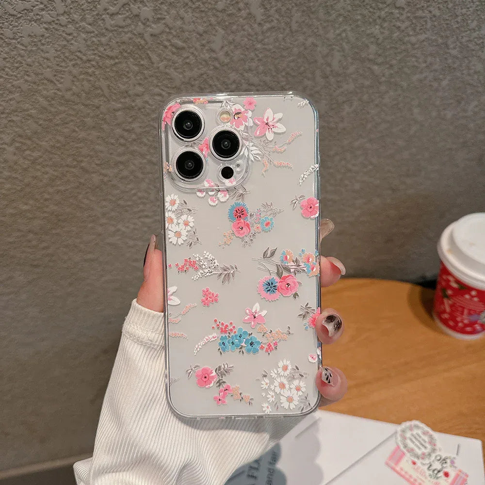 ins-floral-phone-flower-iphone-case - Viexta