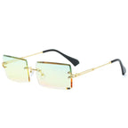new-rimless-cut-edge-square-sunglasses - Viexta