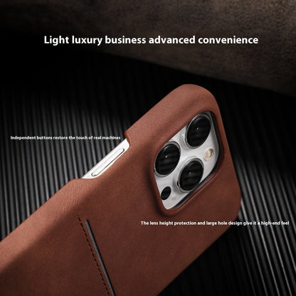 Classic Business Matte Drop-resistant iPhone Cover