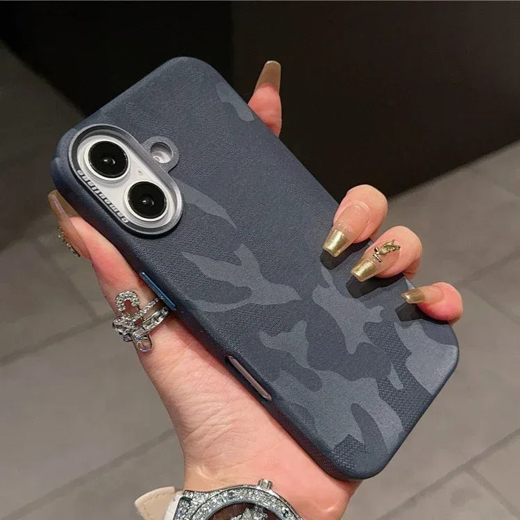 camouflage-leather-iphone-protective-cover - Viexta