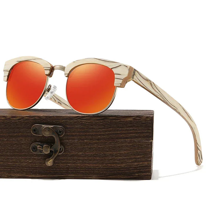 semi-rimless-mens-and-womens-polarized-sunglasses-uv400 - Viexta