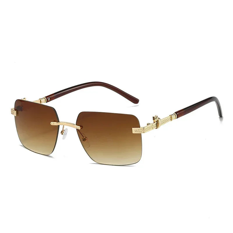 frameless-trimming-leopard-snake-sunglasses - Viexta