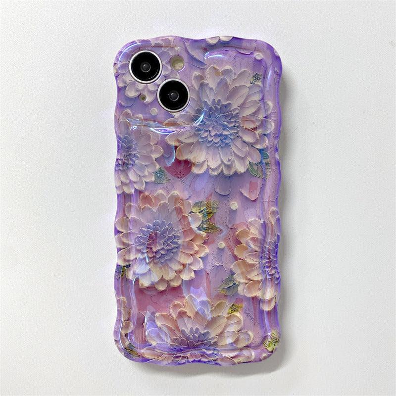 retro-oil-painting-camellia-phone-case - Viexta