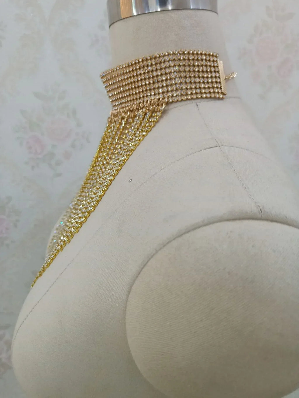 flash-drill-collarbone-necklace - Viexta