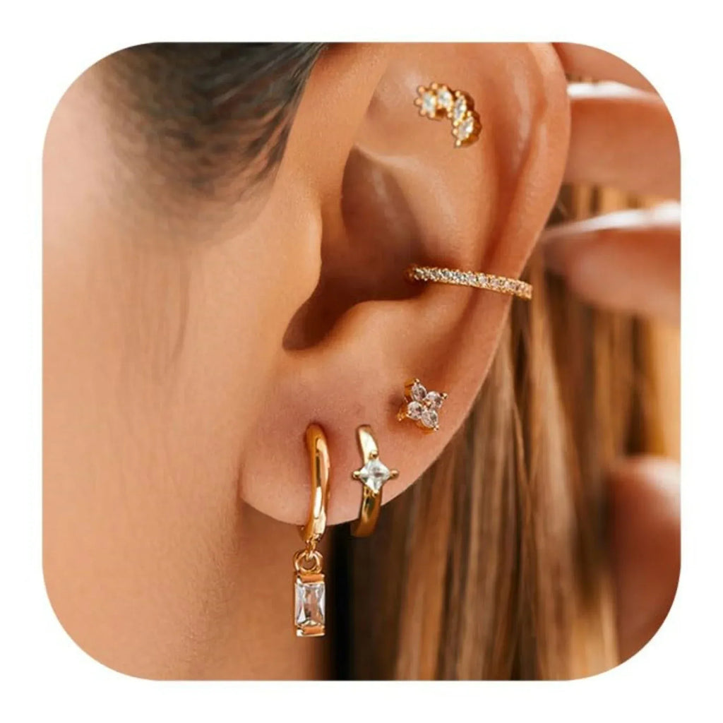 4piece Helix Earring Set - Viexta