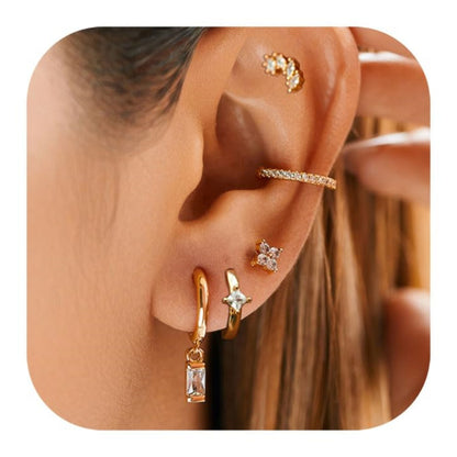 4piece Helix Earring Set