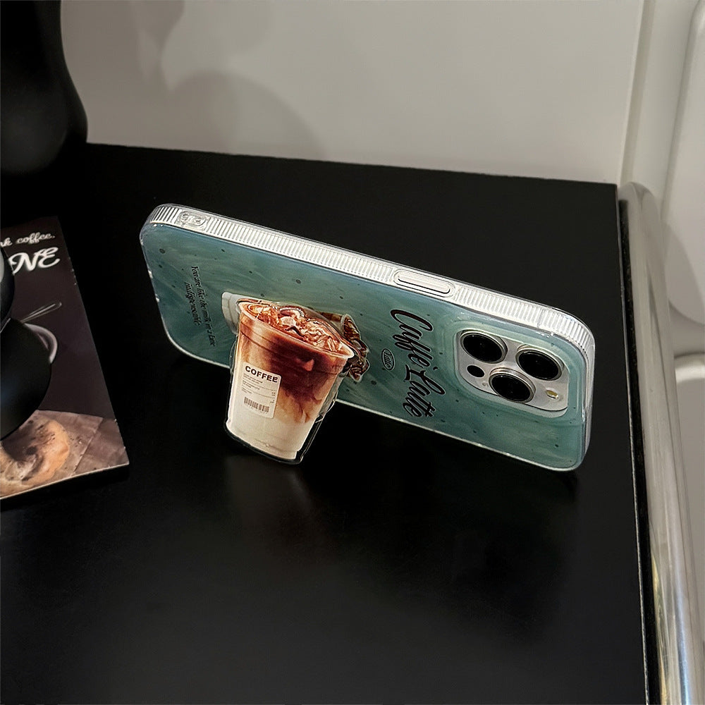 mint-green-splash-ink-coffee-bracket-iphone-case