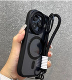 Lens Film Bracket Clamshell Full Cover iPhone Case - Viexta