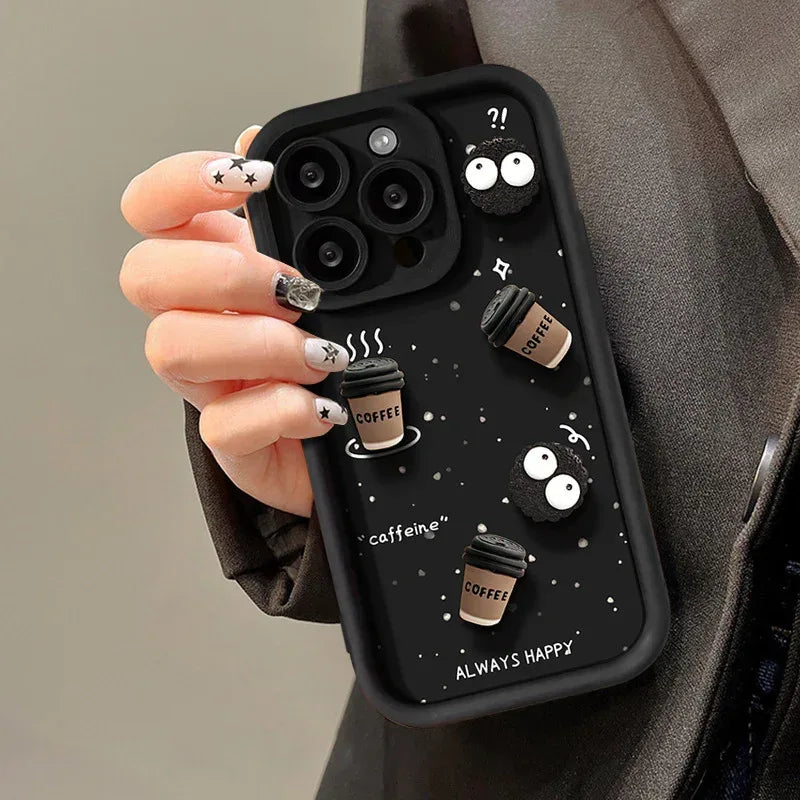 Cute Briquette Biscuit Drop-resistant Soft IPhone Case - Viexta