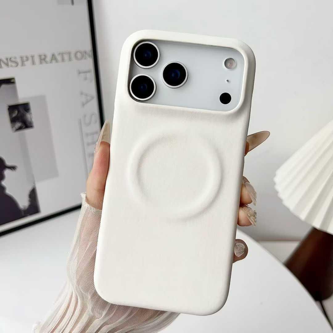 Minimalist Solid-color Magnetic iPhone Case - Viexta