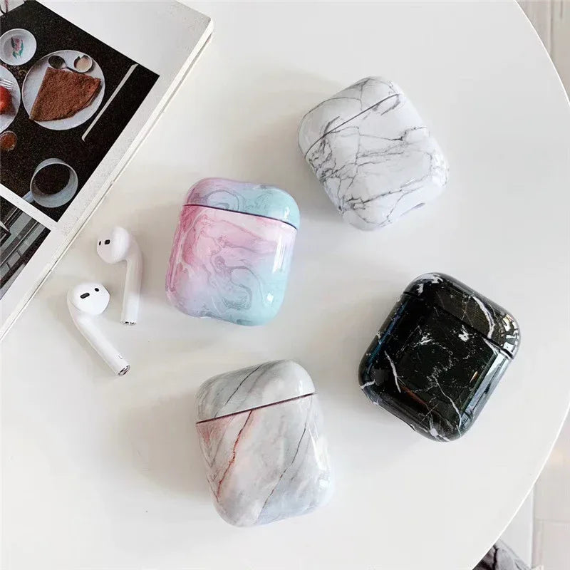 Marble Case for Apple Airpods - Viexta