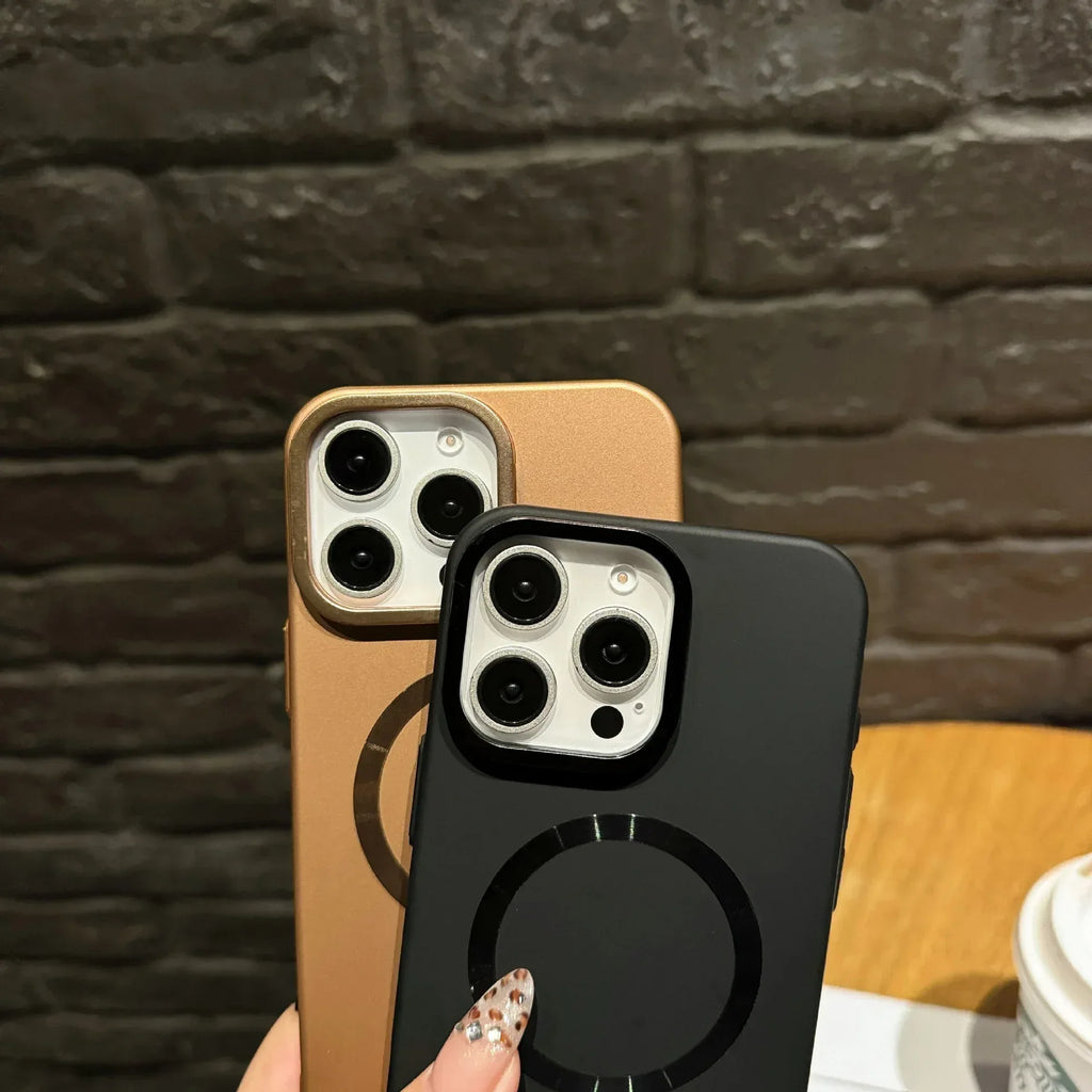 gilding-lens-bracket-shell-iphone-cover - Viexta