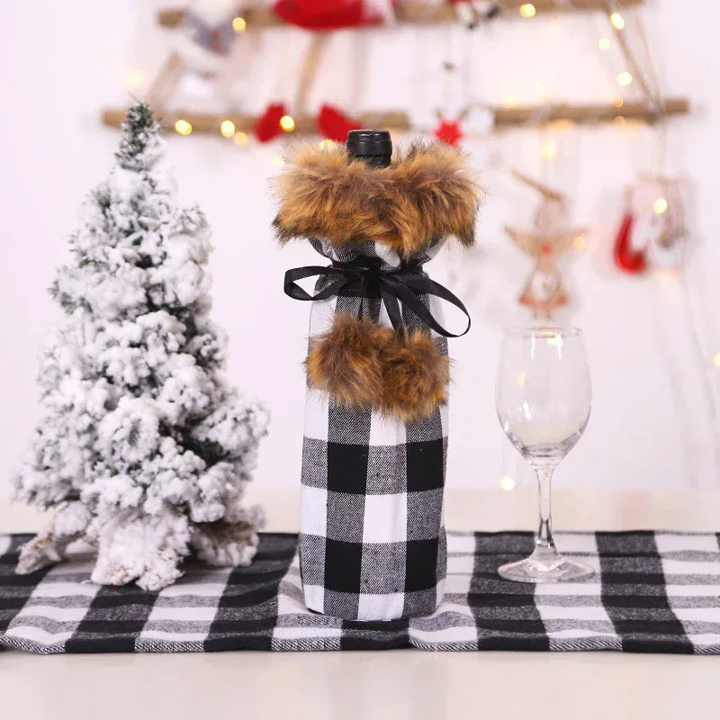 christmas-decorations-christmas-wine-bottle-socks - Viexta