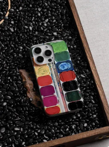 INFN Art Student Palette iPhone Case - Viexta