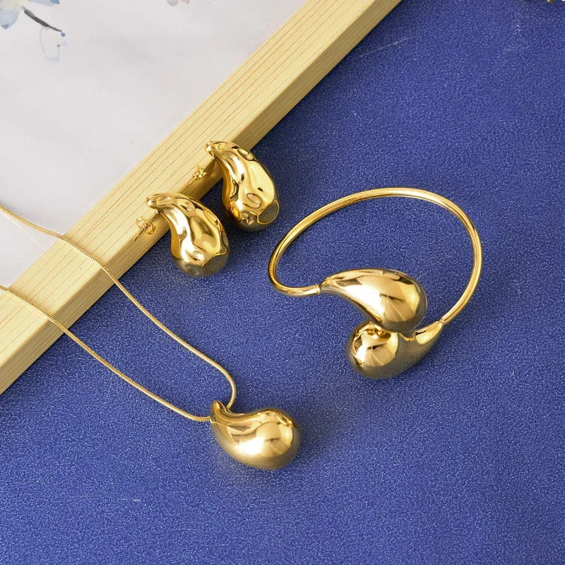 18k Water Drop Vintage Bracelet - Viexta