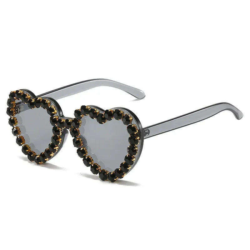 Peach Heart Sunglasses For Women - Viexta