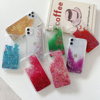 star-glitter-liquid-quicksand-iphone-case - Viexta