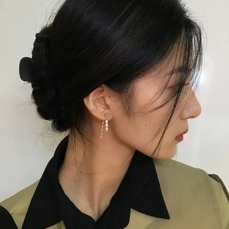 vintage-temperament-pearl-earrings - Viexta