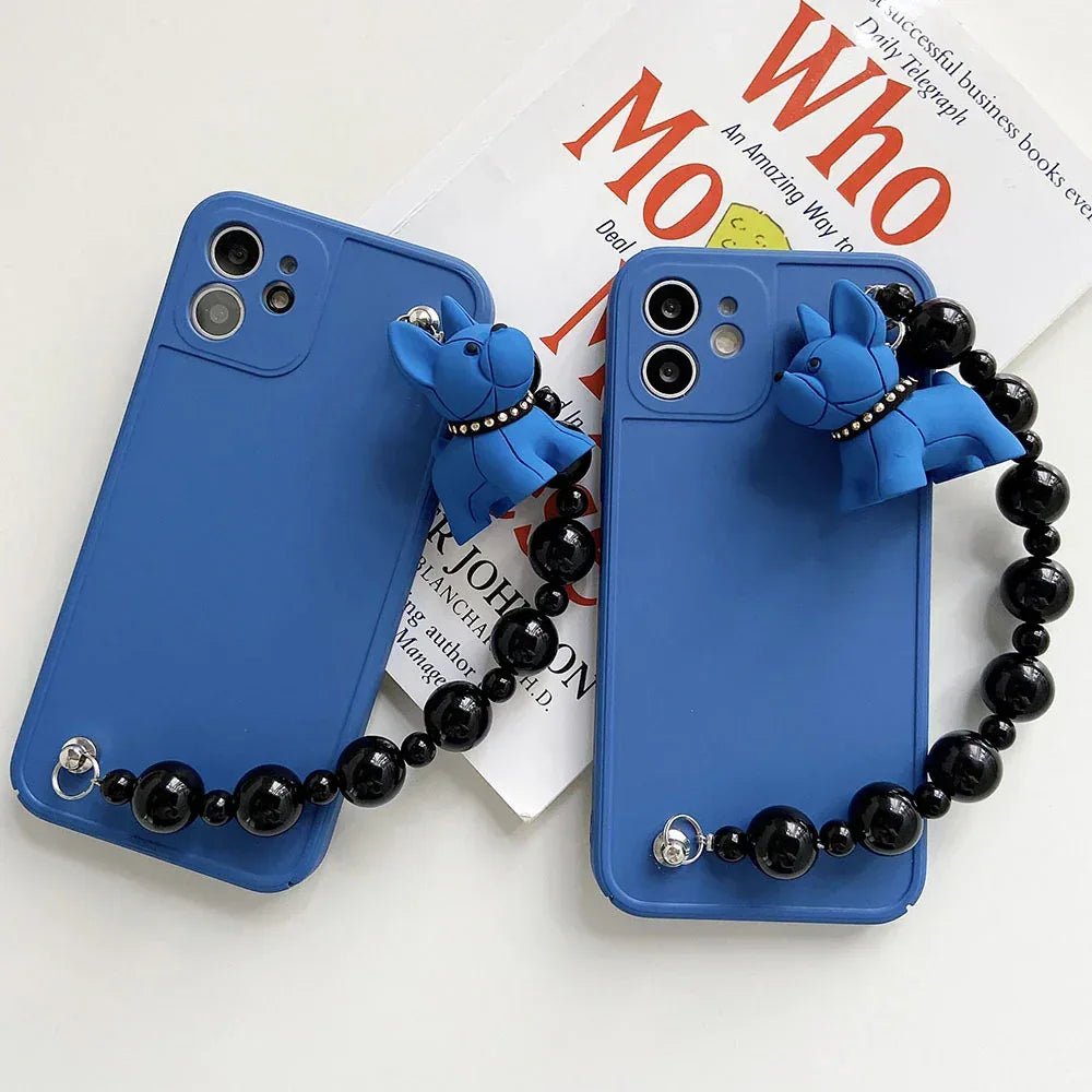 Klein Lan Plus Dog Chain iPhone Case - Viexta