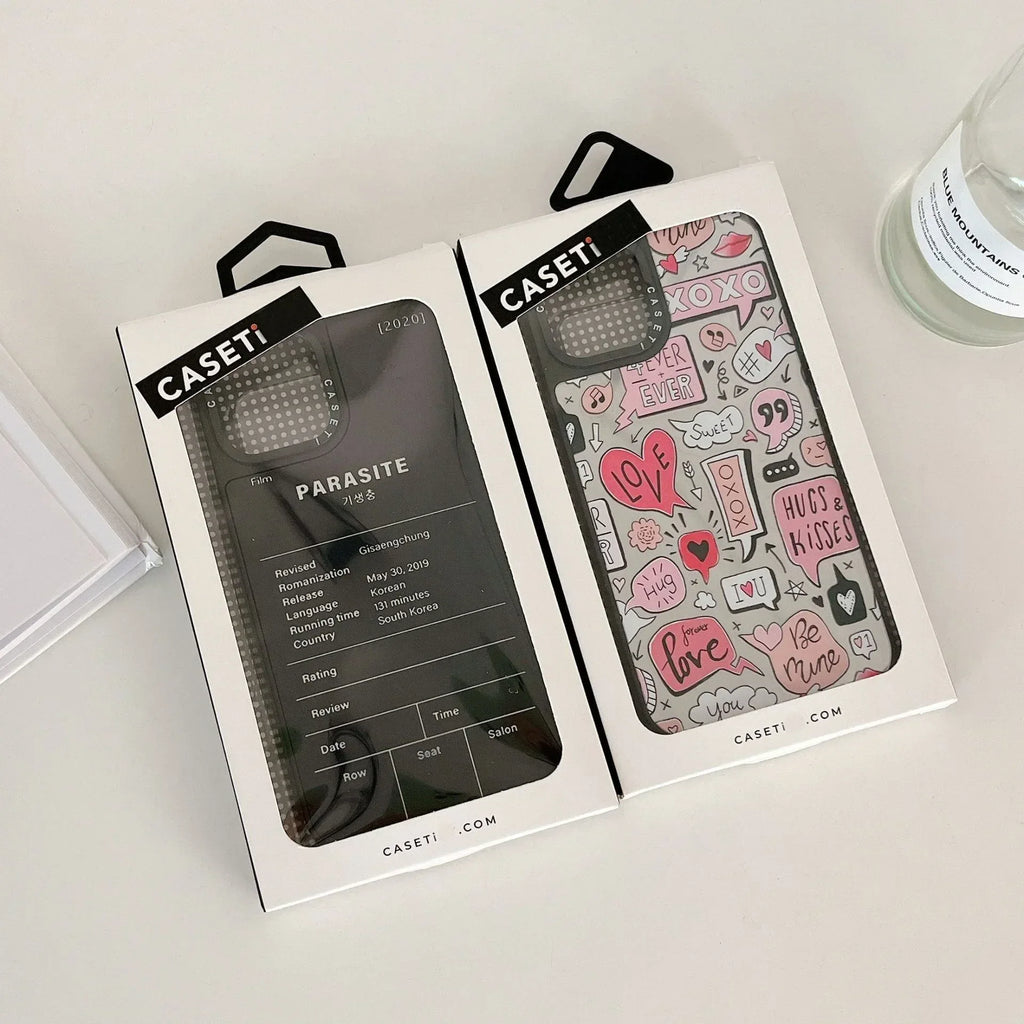 Fun LOVE Letter Mirror iPhone Case - Viexta