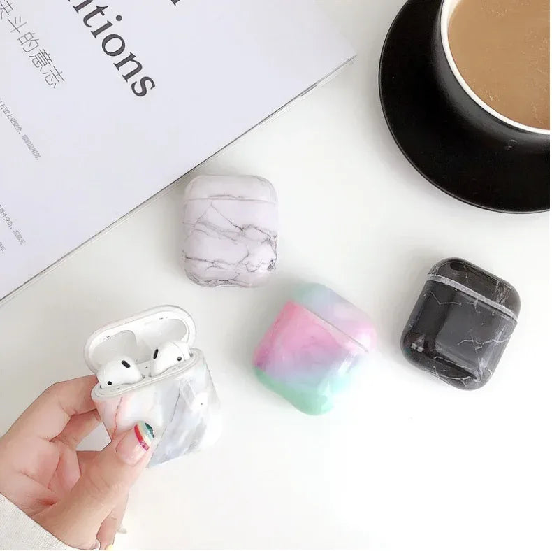 Marble Case for Apple Airpods - Viexta